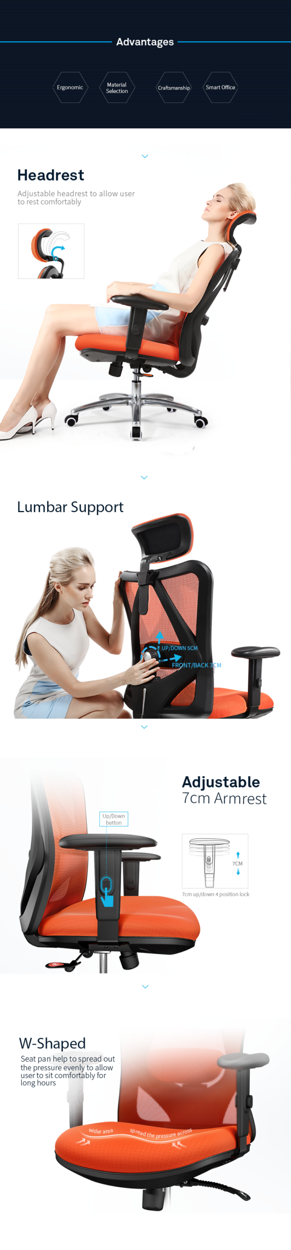 SIHOO M18 Ergonomics Office Chair SIHOO